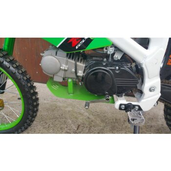125ccm Dirtbike Pitbike 125cc 4Takt 4 Gang 17/14 Zoll Grün Enduro Cross Motor