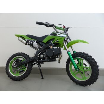 RV-Racing Pocketbike Dirtbike Pocket Cross Bike Kindercross Crossbike Grün