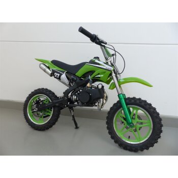 RV-Racing Pocketbike Dirtbike Pocket Cross Bike Kindercross Crossbike Grün