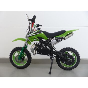 RV-Racing Pocketbike Dirtbike Pocket Cross Bike Kindercross Crossbike Grün