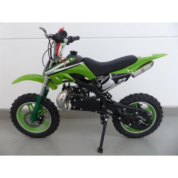 RV-Racing Pocketbike Dirtbike Pocket Cross Bike Kindercross Crossbike Grün