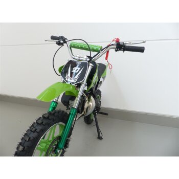 RV-Racing Pocketbike Dirtbike Pocket Cross Bike Kindercross Crossbike Grün