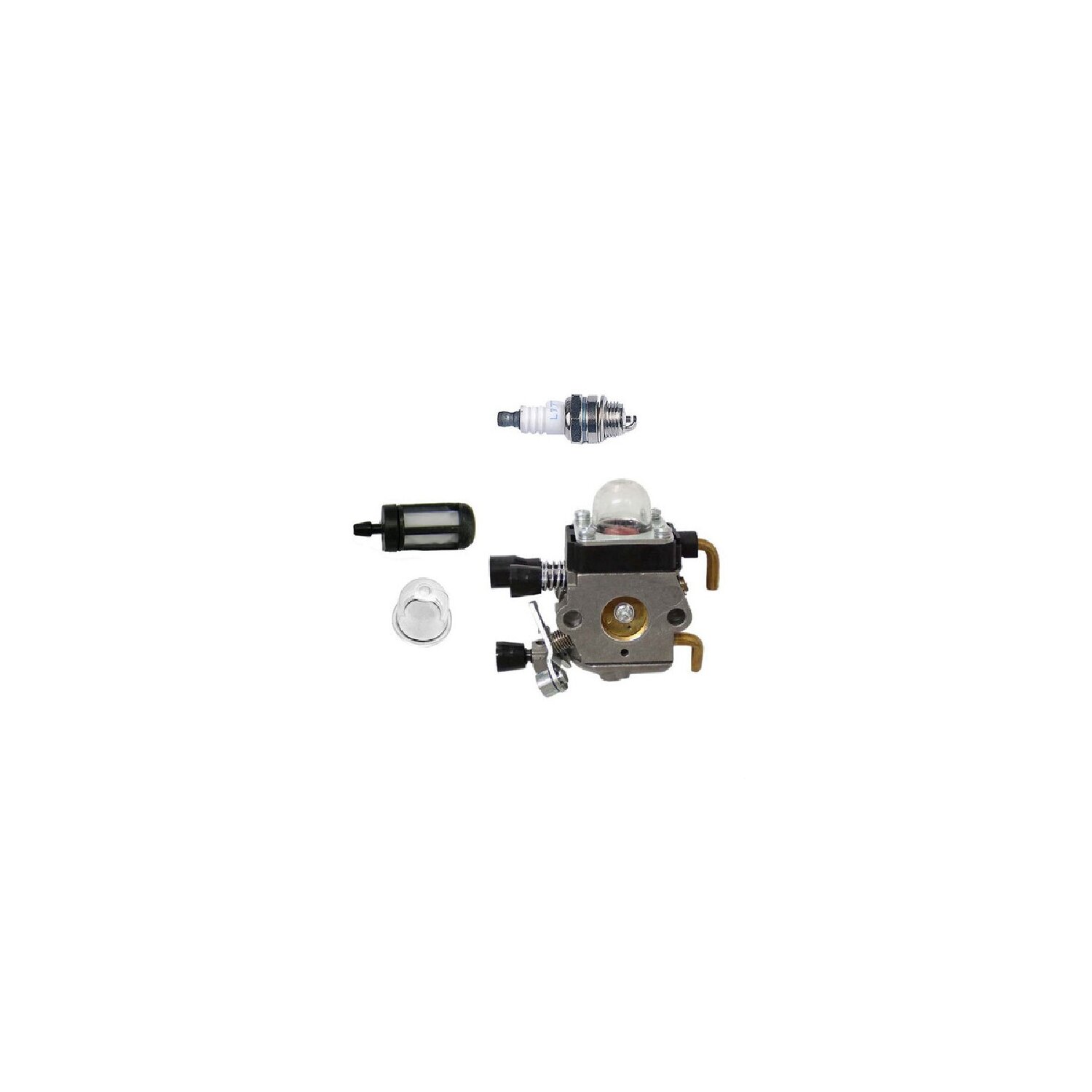Luftfilter Zündkerze Benzinschlauch für Stihl FS45 FS55 FS38 FS46 HL45 Vergase