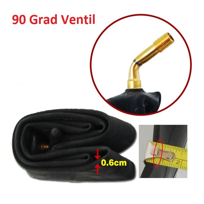 Roller Schlauch 90 Grad Ventil 3.00 3.50 10 Zoll 100/80-10 für Rex RS 450 TR87