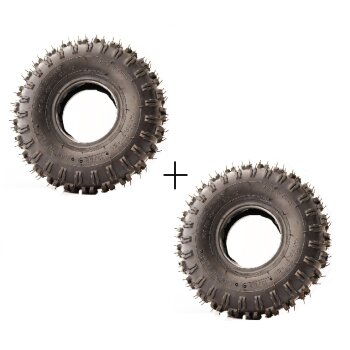 2 x Quadreifen 4.10-4 Mini ATV Midi Quad Pocket Kinder Elektro Quad ATV Reifen