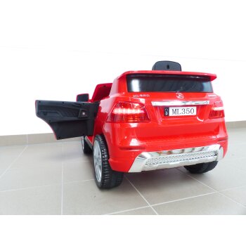 Kinder Elektro Auto Mercedes ML350 Kinderauto Elektrofahrzeug in Rot 50W 12V