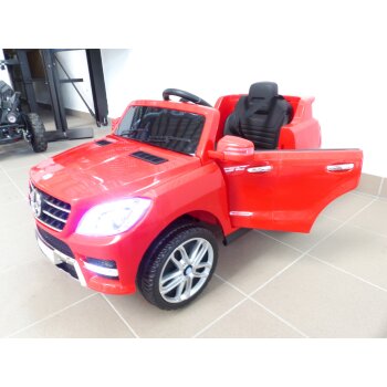Kinder Elektro Auto Mercedes ML350 Kinderauto Elektrofahrzeug in Rot 50W 12V