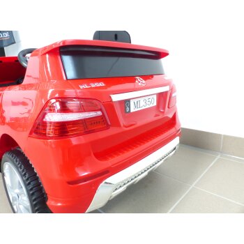 Kinder Elektro Auto Mercedes ML350 Kinderauto Elektrofahrzeug in Rot 50W 12V