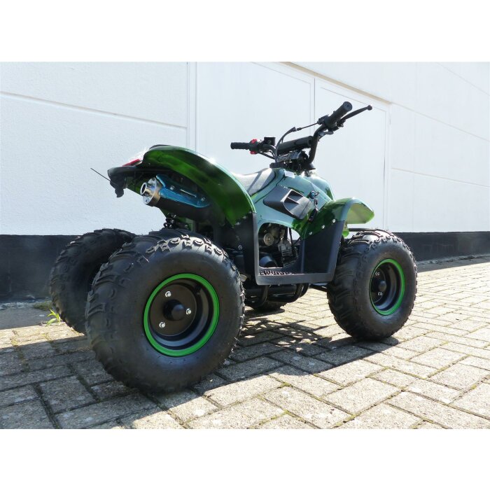 Quad ATV 110 cc Kids Pocket Dirtbike Pitbike Automatik KXD MOTO Neuheit 0016 Zoll KXD MOTO Blau 