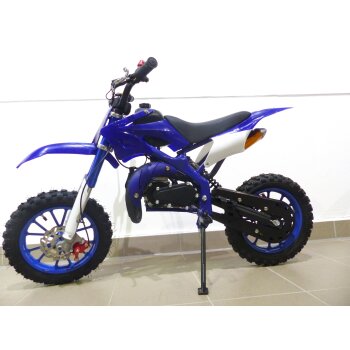 Pocketbike Dirtbike Pocket Cross 49cc Bike Kindercross Crossbike KXD 701 Blau