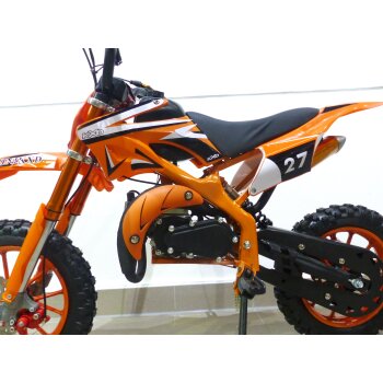 Pocketbike Dirtbike Pocket Cross 49cc Kindercross Crossbike KXD 701 Orange