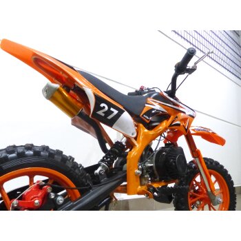 Pocketbike Dirtbike Pocket Cross 49cc Kindercross Crossbike KXD 701 Orange