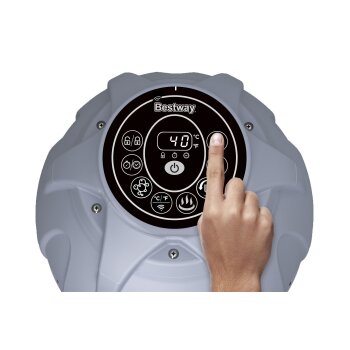 Bestway Whirlpool Lay-Z-Spa Milan AirJet Plus Pool 196x71cm W-Lan APP Winterfest