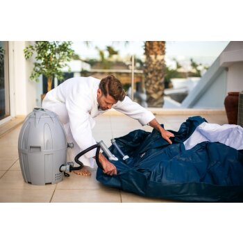 Bestway Whirlpool Lay-Z-Spa Milan AirJet Plus Pool 196x71cm W-Lan APP Winterfest