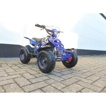 Quad Miniquad Kinder KXD ATV 5A 6 Zoll 49ccm 2 Takt Pocketquad Kinderquad Blau