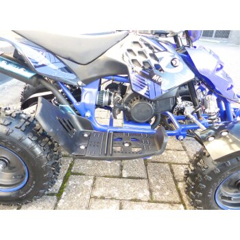 Quad Miniquad Kinder KXD ATV 5A 6 Zoll 49ccm 2 Takt Pocketquad Kinderquad Blau