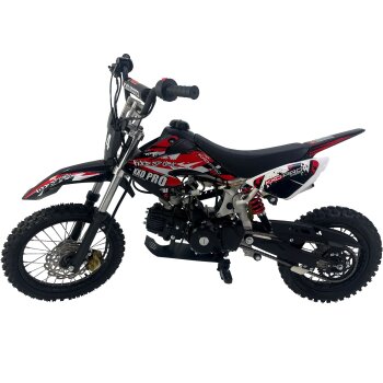 125ccm Dirtbike Pitbike KXD 607 4Takt Automatik 14/12 Enduro Cross Motorrad Rot