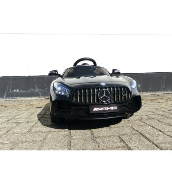 Kinder Elektro Auto Mercedes GT-R AMG Kinderauto Elektrofahrzeug in Schwarz 12V