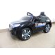 Kinder Elektroauto Mercedes EQC Polizei 2x Motoren MP3 USB Fernsteuerung Schwarz