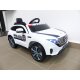 Kinder Elektroauto Mercedes EQC Polizei 2x Motoren MP3 USB Fernsteuerung Weiss