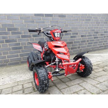 Quad Miniquad Kinder KXD ATV 5A 4 Zoll 49ccm 2 Takt Pocketquad Kinderquad Rot