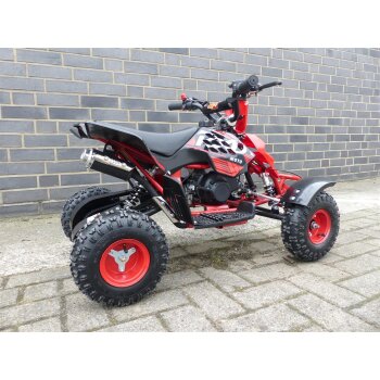 Quad Miniquad Kinder KXD ATV 5A 4 Zoll 49ccm 2 Takt Pocketquad Kinderquad Rot