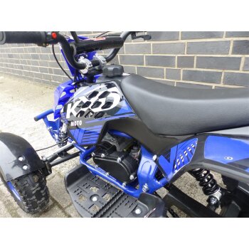 Quad Miniquad Kinder KXD ATV 5A 4 Zoll 49ccm 2 Takt Pocketquad Kinderquad Blau