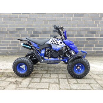Quad Miniquad Kinder KXD ATV 5A 4 Zoll 49ccm 2 Takt Pocketquad Kinderquad Blau
