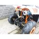 125cc Quad ATV Automatikgetriebe 6 Zoll Kinderquad KXD Kinder Quad ATV001 Orange
