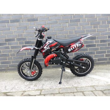 Kindercross Pocketbike Dirtbike Pocket Cross 49cc Kinder Cross Crossbike 708 Rot