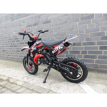 Kindercross Pocketbike Dirtbike Pocket Cross 49cc Kinder Cross Crossbike 708 Rot
