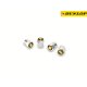 4 x Ventilkappen Dunlop Reifenmarkierung Kappen Alu Aluminium PKW Auto Roller