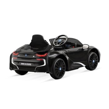 Kinder Elektro Auto BMW i8 Kinderauto Elektrofahrzeug Elektroauto in Schwarz 12V