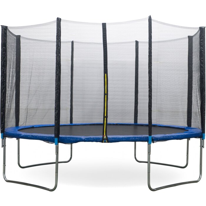 Trampolin 427 cm Gartentrampolin Kindertrampolin Outdoor Komplettset Set Blau