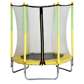 Trampolin Gartentrampolin 139 cm Kindertrampolin Kinder...