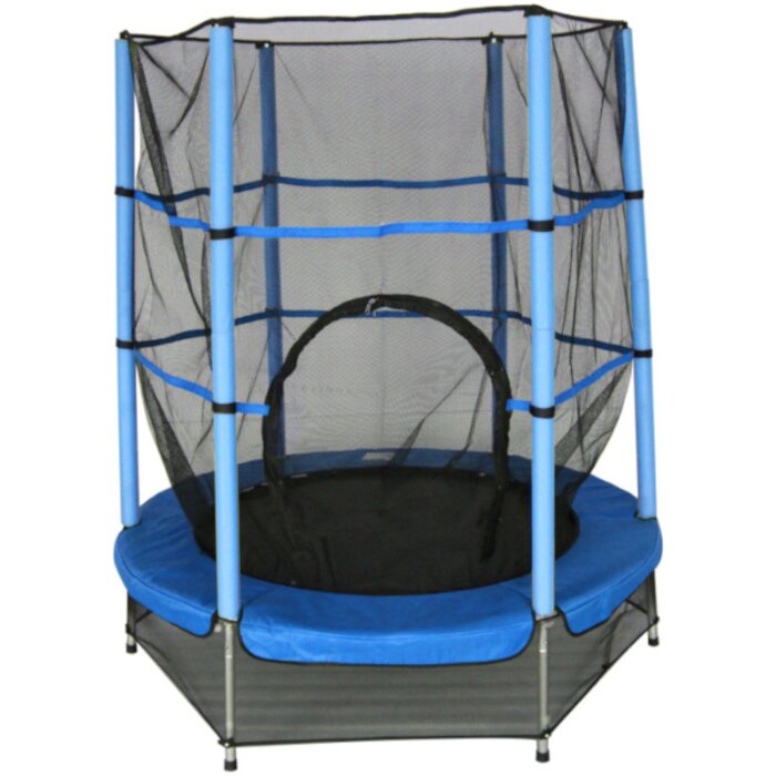Trampolin Gartentrampolin 139 cm Kindertrampolin Kinder Outdoor Komplettset