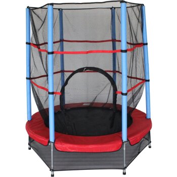 Trampolin Gartentrampolin 139 cm Kindertrampolin Kinder Outdoor Komplettset