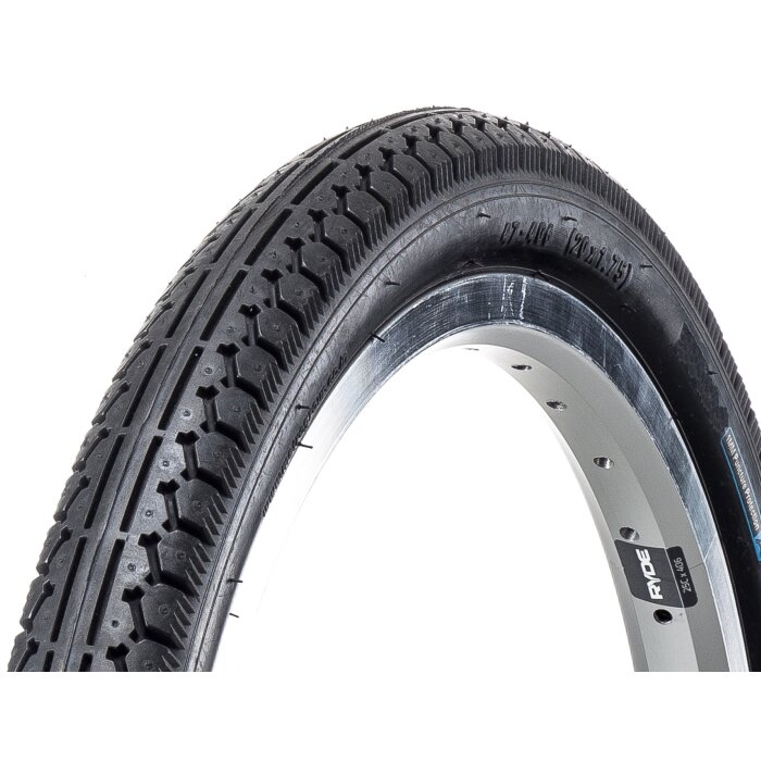 Fahrradreifen Mantel Decke 20" Zoll 20 x 1.75 Fahrrad Kinder Rad Reifen Schwarz