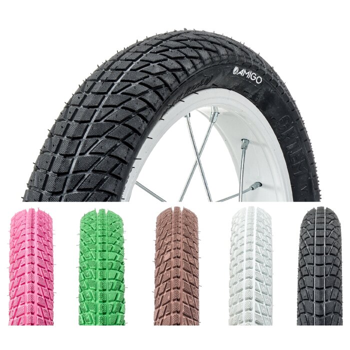 Fahrradreifen Mantel Decke 18" Zoll 18 x 1,75 Fahrrad Kinder Rad Reifen Farbwahl