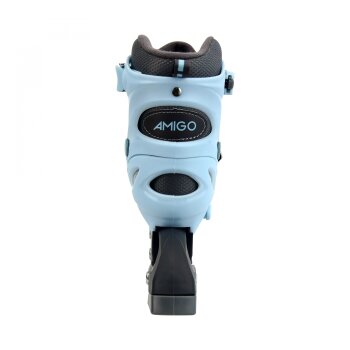 Kinder Rollschuhe Inlineskater Verstellbar Roller Skates Hellblau Größe 30-33