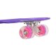 22"LED Skateboard Deck Funboard Miniboard Board Pennyboard Kinderboard Rosa