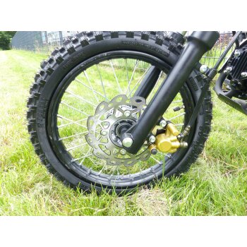 Dirt Bike 125ccm 14/12 Zoll Cross Vollcross Pocketbike Pit Enduro KXD 607 Rot