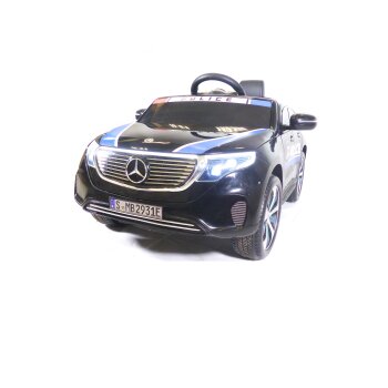 Kinder Elektro Kinderauto Mercedes EQC 2 x 35W 12V Kinderfahrzeug in Schwarz