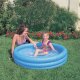 Baby Pool Kinder Planschbecken Badespaß aufblasbarer Boden Schwimmbecken Blau