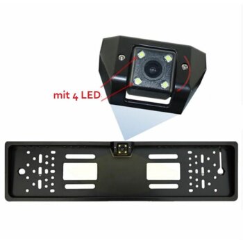 170° IR 4 LED Rückfahrkamera kennzeichen Nummernschild Einparkhilfe Mercedes
