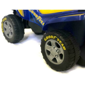 Rutschauto Rutscher Goodyear junior Happy Baby Kinder Auto Baby Car Rot/Schwarz