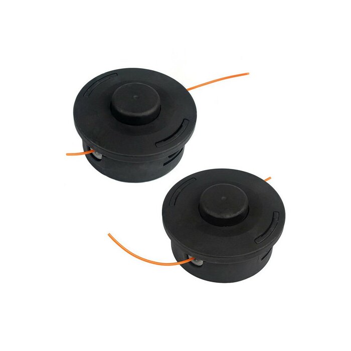 Fadenkopf mit Tippautomatik Doppelfadenkopf für Rasentrimmer Freischneider Sense Motorsense Trimmer Benzin Ersatzfadenspule