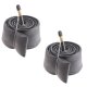 2 x Fahrrad Schlauch 28/29 x 1.30/1.60 Zoll Auto-Ventil 48mm Innen hermetisch