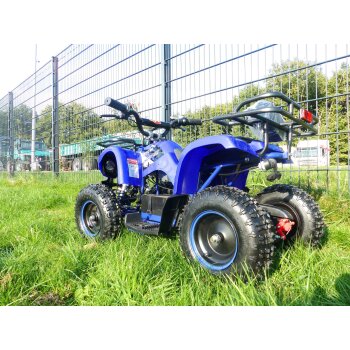 Elektro Kinder Quad 800W 36V Miniquad Mini ATV Pocketquad Kinderquad KXD 7E Blau
