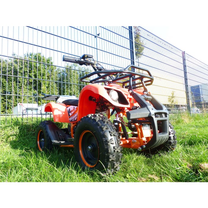 Elektro Kinder Quad 800W 36V Miniquad Mini ATV Pocketquad Kinderquad KXD Orange